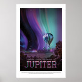 Travel Jupiter Bekijk de Auroras NASA Poster (Voorkant)