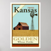 Travel Kansas Poster (Voorkant)