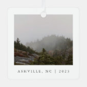 Travel Keepsake Photo Ornament (Voorkant)