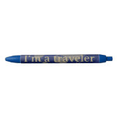 Travel Kugelschreiber Blauwe Inkt Pen (Voorkant)