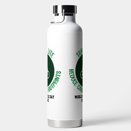 Travel Lite, CO2-footprints verminderen.w Waterfles (Rechts)