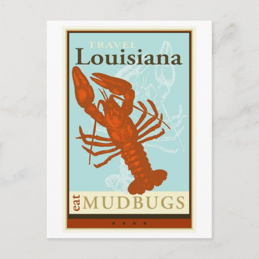 Travel Louisiana Briefkaart (Voorkant)