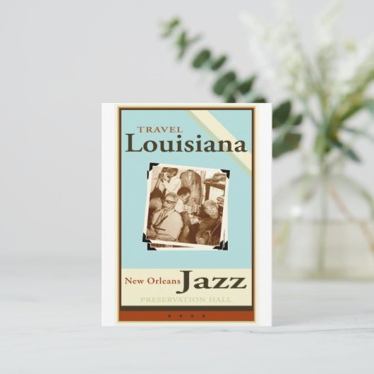 Travel Louisiana Briefkaart (Staand voorkant)