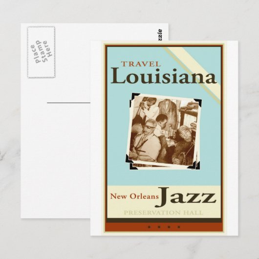 Travel Louisiana Briefkaart (Voorkant / Achterkant)