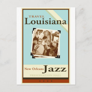 Travel Louisiana Briefkaart