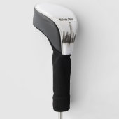 Travel lover personalize your name golfheadcover (Schuin)