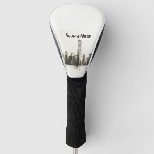 Travel lover personalize your name golfheadcover (Voorkant)