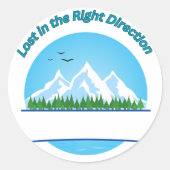 Travel lover Sticker (Voorkant)