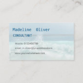 Travel Maritime Professional Zee Ocean Wave Visitekaartje (Achterkant)