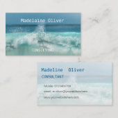 Travel Maritime Professional Zee Ocean Wave Visitekaartje (Voorkant / Achterkant)