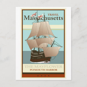 Travel Massachusetts Briefkaart
