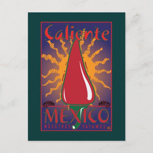 TRAVEL-Mexico- Briefkaart (Voorkant)