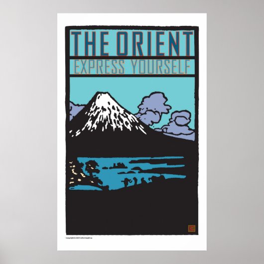 TRAVEL-Midden-Oosten-Oriënt Poster (Voorkant)