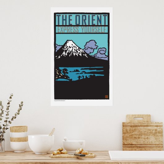 TRAVEL-Midden-Oosten-Oriënt Poster (Keuken)