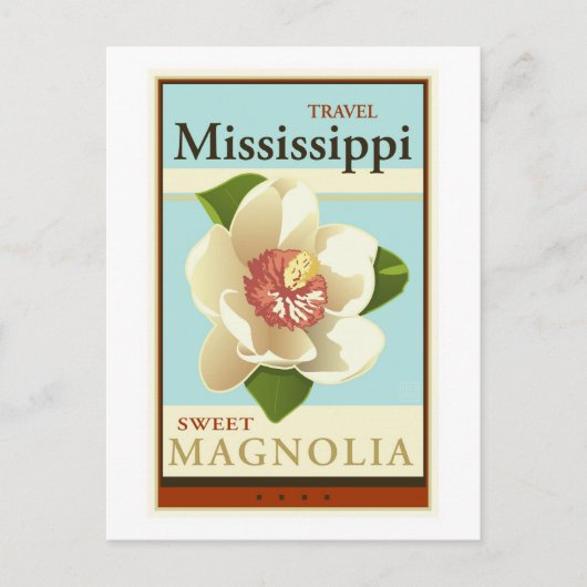 Travel Mississippi Briefkaart (Voorkant)