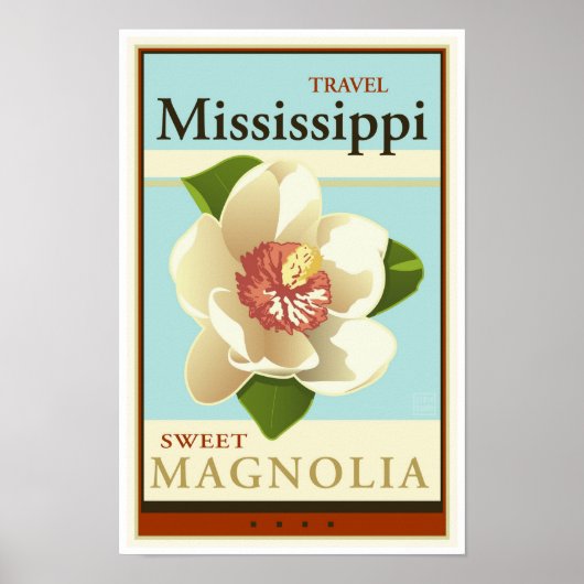 Travel Mississippi Poster (Voorkant)