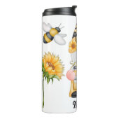 Travel-modebok voor honingbijen thermosbeker (Gedraaid links)