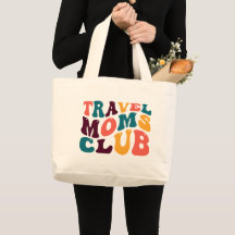 Travel Moms Club Souvenir Retro Stijl Groovy
