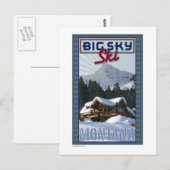 TRAVEL-Montana-Big Sky- Briefkaart (Voorkant / Achterkant)