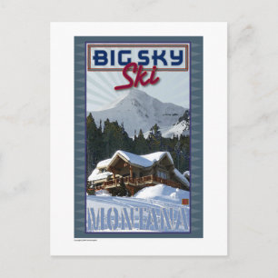 TRAVEL-Montana-Big Sky- Briefkaart