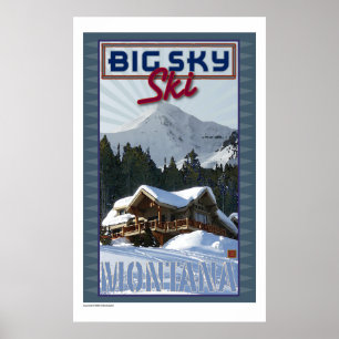 TRAVEL-Montana-Big Sky Poster