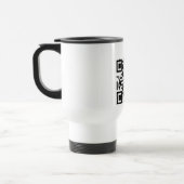Travel mug (aangepaste tekst) reisbeker (Links)