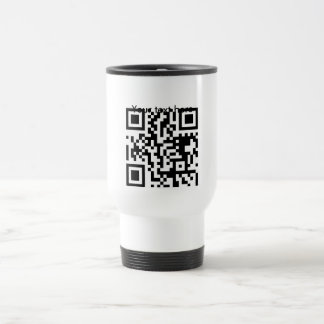 Travel mug (aangepaste tekst) reisbeker