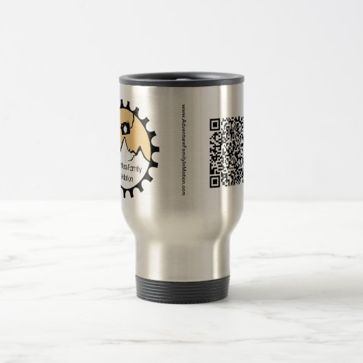 Travel Mug - Adventure Family in Motion Reisbeker (Center)