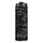 Travel Mug Black Camouflage Pap Thermal Tumbler Thermosbeker (Voorkant)