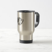 Travel Mug CoffeeBeanQueen-ontwerp Reisbeker (Voorkant rechts)