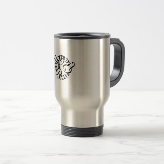 Travel Mug CoffeeBeanQueen-ontwerp Reisbeker (Voorkant rechts)