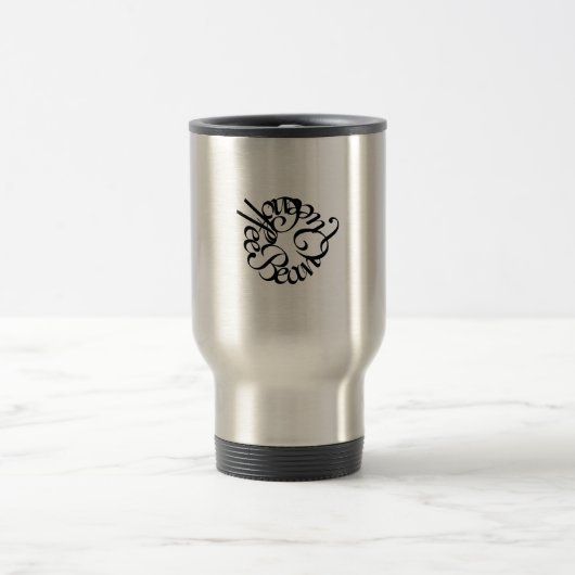 Travel Mug CoffeeBeanQueen-ontwerp Reisbeker (Center)