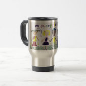 Travel Mug/Cup - Adoptie is liefde Reisbeker (Voorkant links)