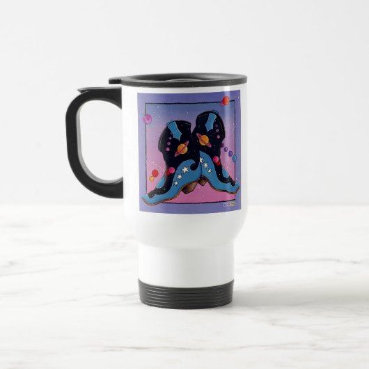 Travel Mug, Cup - Midnight Cowboy Boots Reisbeker (Links)