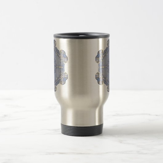 Travel Mug - Digital Snowflake l Reisbeker (Center)