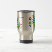 Travel Mug Floral van verpleegkundige Reisbeker (Center)
