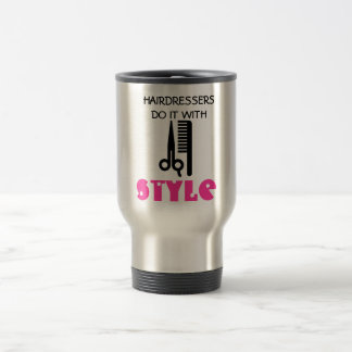 TRAVEL MUG/HAIRSTYLE REISBEKER