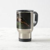 Travel mug... Hummingbird...rust...geloof Reisbeker (Voorkant rechts)