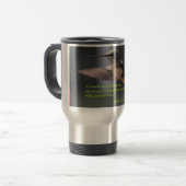 Travel mug... Hummingbird...rust...geloof Reisbeker (Voorkant links)