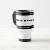 Travel Mug-Illegii Non Carborundum Reisbeker (Voorkant links)