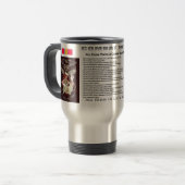 Travel Mug - je weet dat je een vechtmiddel bent w Reisbeker (Voorkant links)