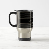 Travel Mug - Koolstofroestvrij zwart Reisbeker (Links)