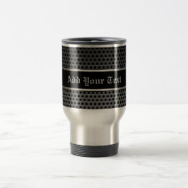 Travel Mug - Koolstofroestvrij zwart Reisbeker