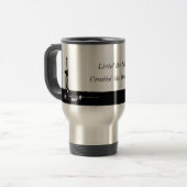 Travel Mug "Livin' the Life" Reisbeker (Voorkant links)