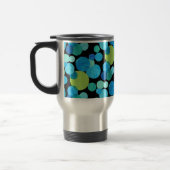 Travel Mug met deksel, Blue Moons Pattern Reisbeker (Links)