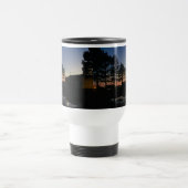 Travel mug met handvat zonnefoto's met pines reisbeker (Center)
