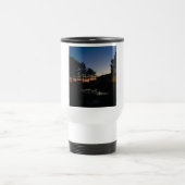 Travel mug met handvat zonnefoto's met pines reisbeker (Center)