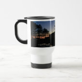 Travel mug met handvat zonnefoto's met pines reisbeker (Links)