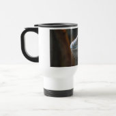Travel Mug met hoofd van de kleurrijke Iguana hage Reisbeker (Links)