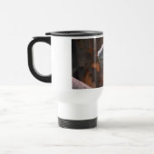 Travel Mug met kleurrijke Iguana hagedis Reisbeker (Links)